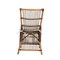 Baxton Studio Kim Modern Bohemian White Fabric and Natural Brown Rattan Dining Chair 224-12835-ZORO - alternate 3